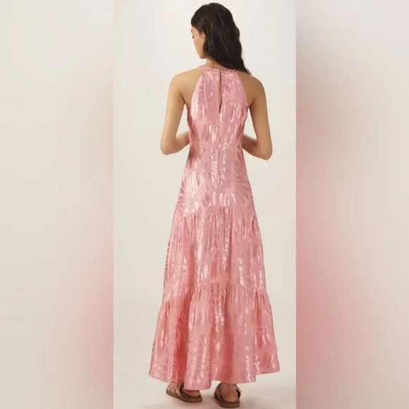 Farm Rio x Anthropologie V-Neck Tiered Maxi Dress - Picture 2 of 4